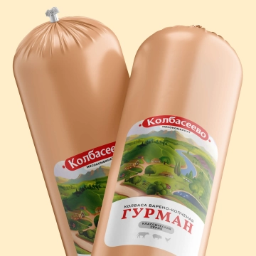 Бренд производителя колбасных изделий и других продуктов