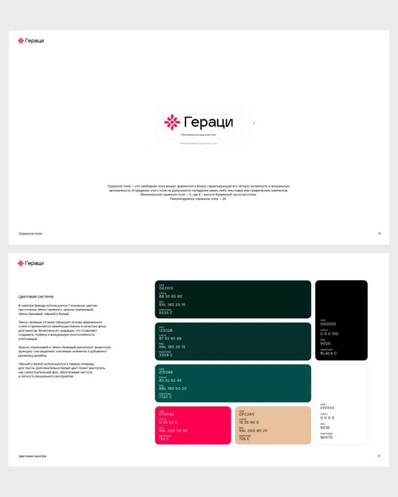Пример проекта брендингового агентства RElabel